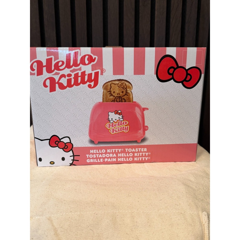Hello Kitty 2 Slice Toaster – Cool Touch Design – Pink – NEW IN BOX